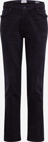 !Solid Regular Jeans in Black: front