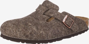 Ciabatta 'Boston' di BIRKENSTOCK in grigio: frontale