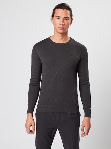 TOM TAILOR Regular Fit Pullover in Grau