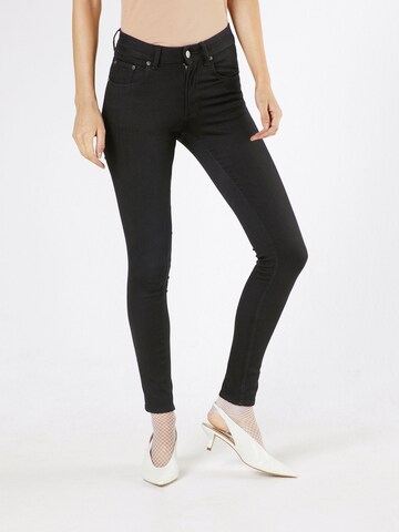 Skinny Jeans 'Mid Skin' de la CHEAP MONDAY pe negru: față