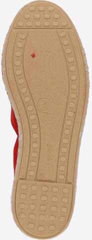 Espadrillas 'Carmen' di VERBENAS in rosso: inferiore