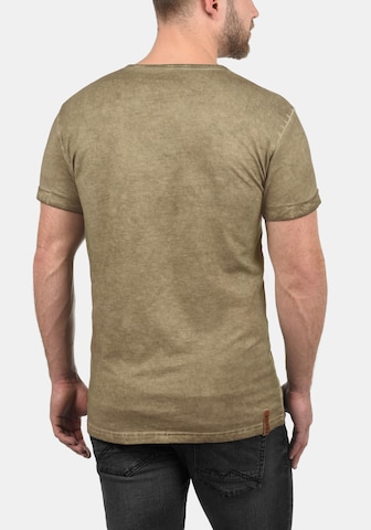 !Solid Rundhalsshirt 'Tihn' in Beige