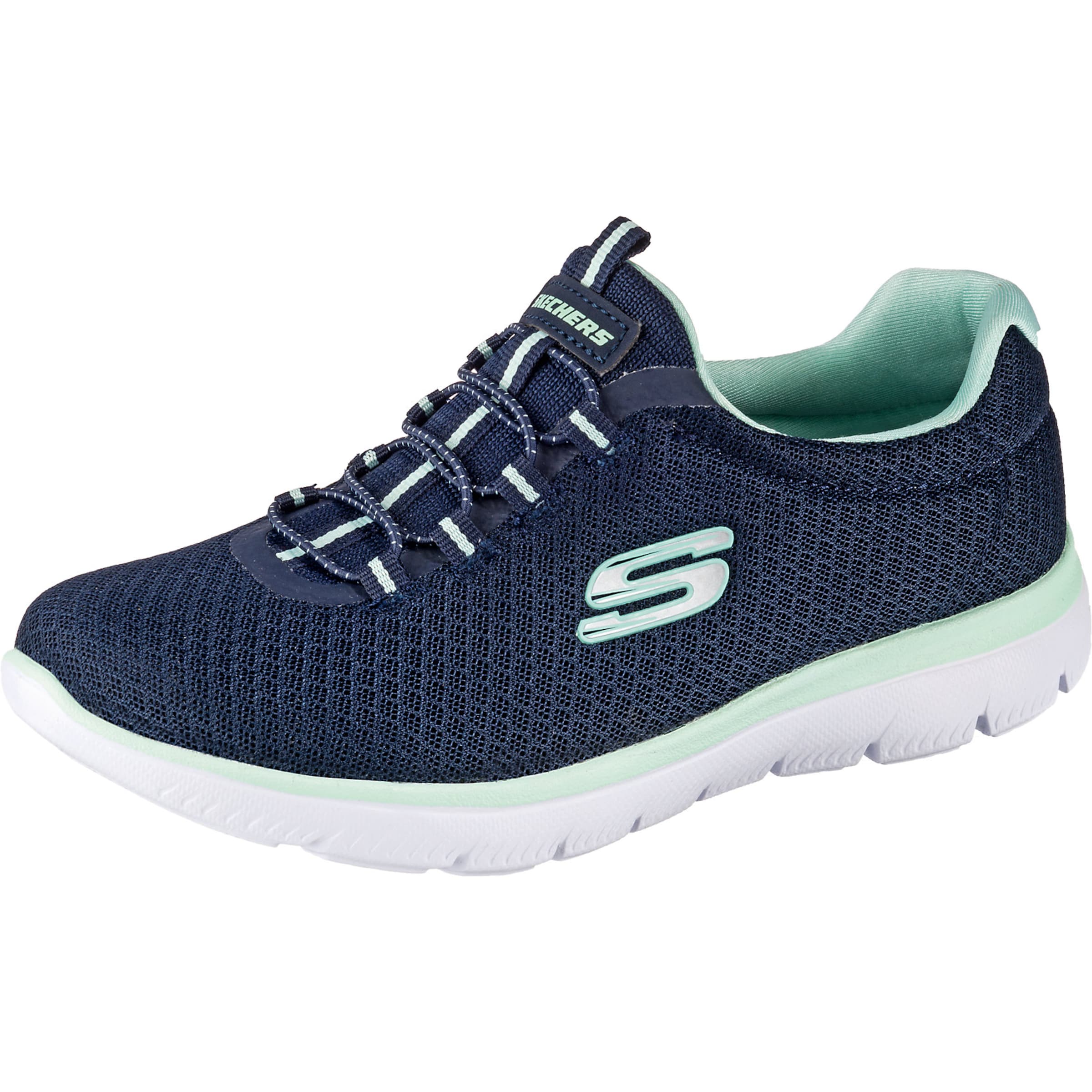 SKECHERS Slip on boty 'Summits' – modrá: přední strana