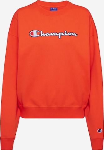 Champion Authentic Athletic Apparel Sweatshirt in Red: front