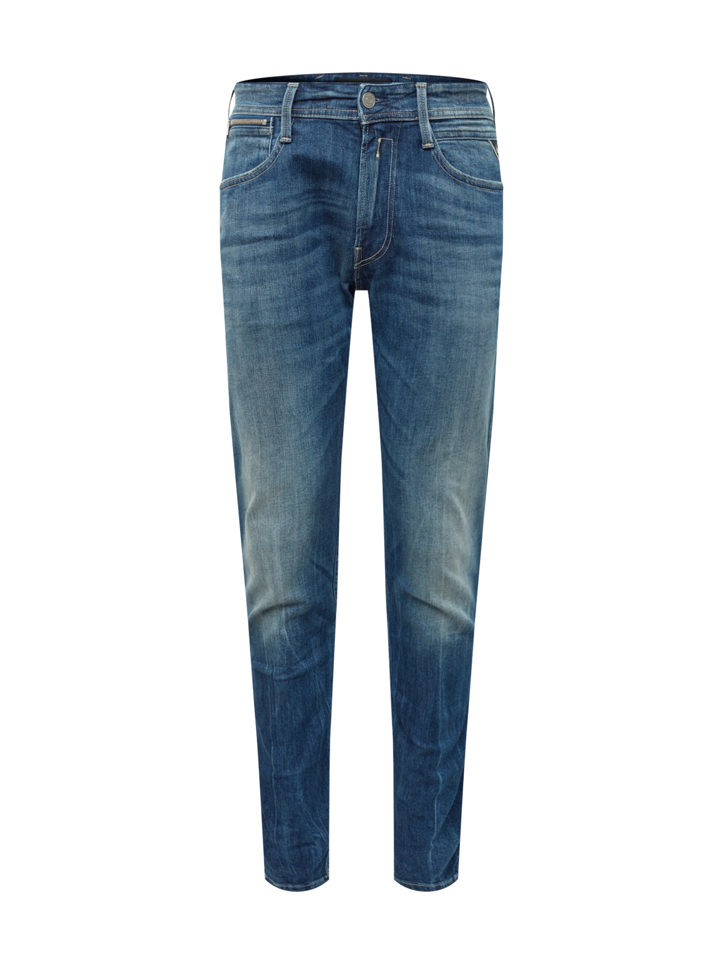 REPLAY - Jeans 'Anbass' in de kleur Blauw denim