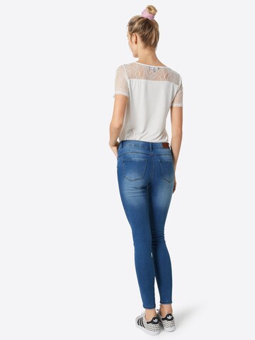 VERO MODA Skinny Jeans in Blau: Rückseite