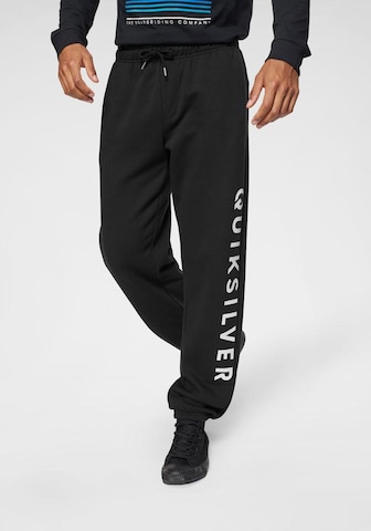 QUIKSILVER Regular Workout Pants 'Trackpants O M' in Black: front