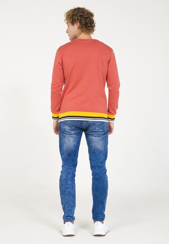 Sweat-shirt PLUS EIGHTEEN en rouge