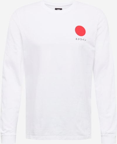 EDWIN T-Krekls 'Japanese Sun', krāsa - balts, Preces skats