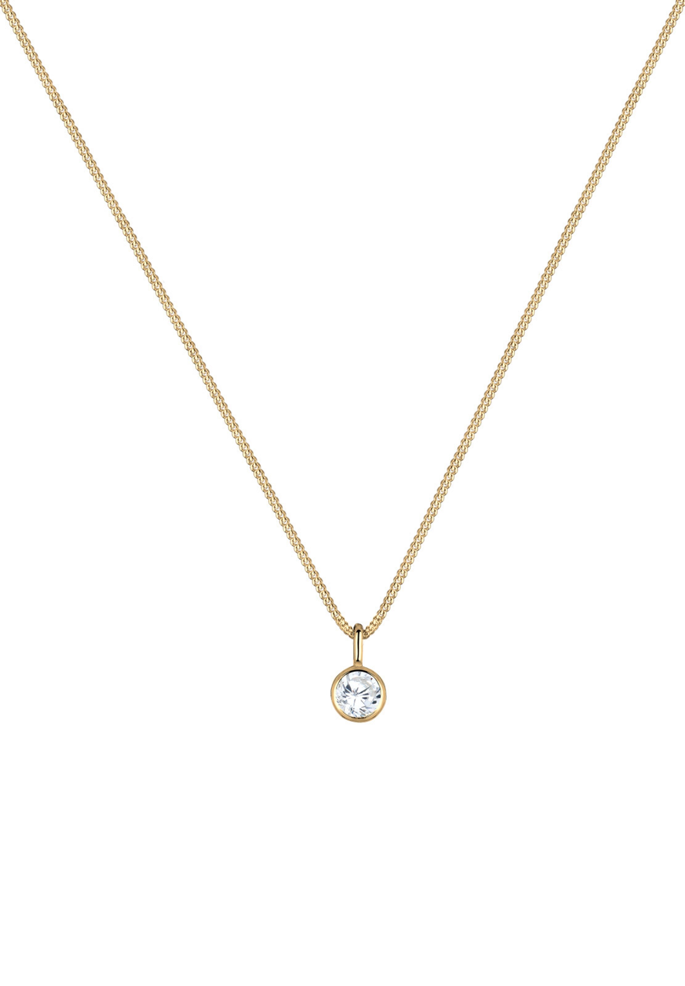 Chaîne 'Solitär' ELLI PREMIUM en or