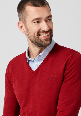 s.Oliver Pullover in Rot