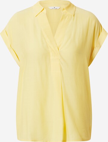 TOM TAILOR - Blusa en amarillo: frente