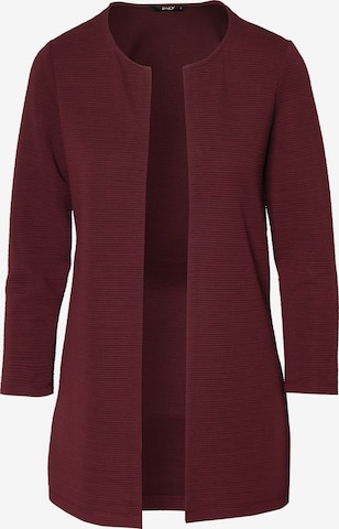 Cardigan ONLY en rouge : devant