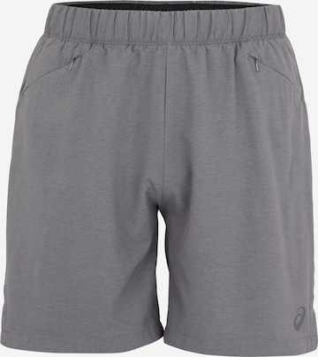 ASICS Regular Workout Pants in Grey: front