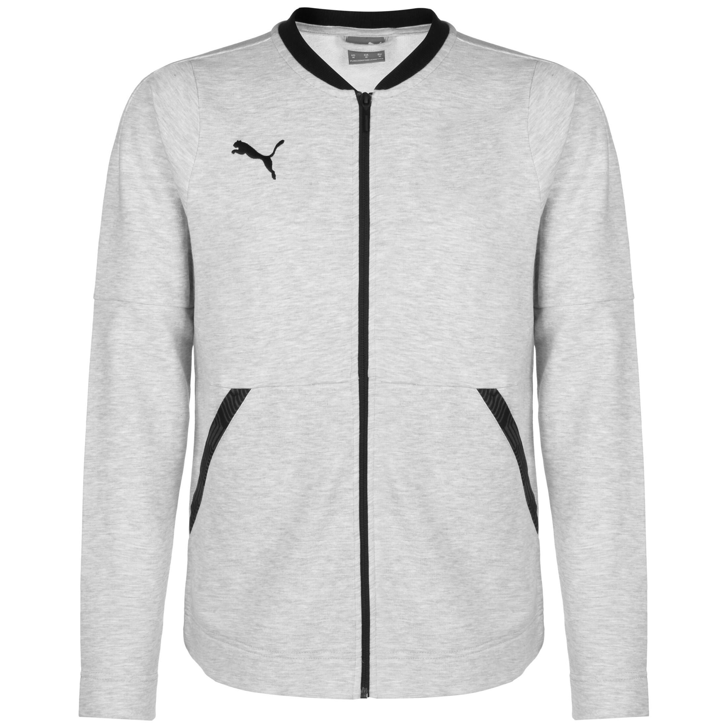 PUMA Trainingsjacke 'Team Final 21' in Grau: Vorderseite
