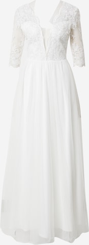 Chi Chi London Платье 'Bridal Ruby' в Белый: спереди