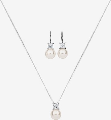 Nenalina Jewelry Set 'Perle' in Silver: front