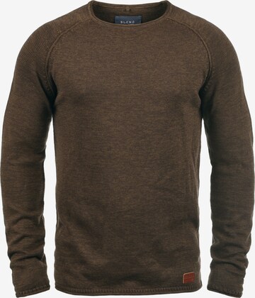 Pull-over 'Dan' BLEND en marron : devant