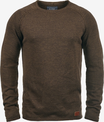 BLEND Sweater 'Dan' in Brown: front