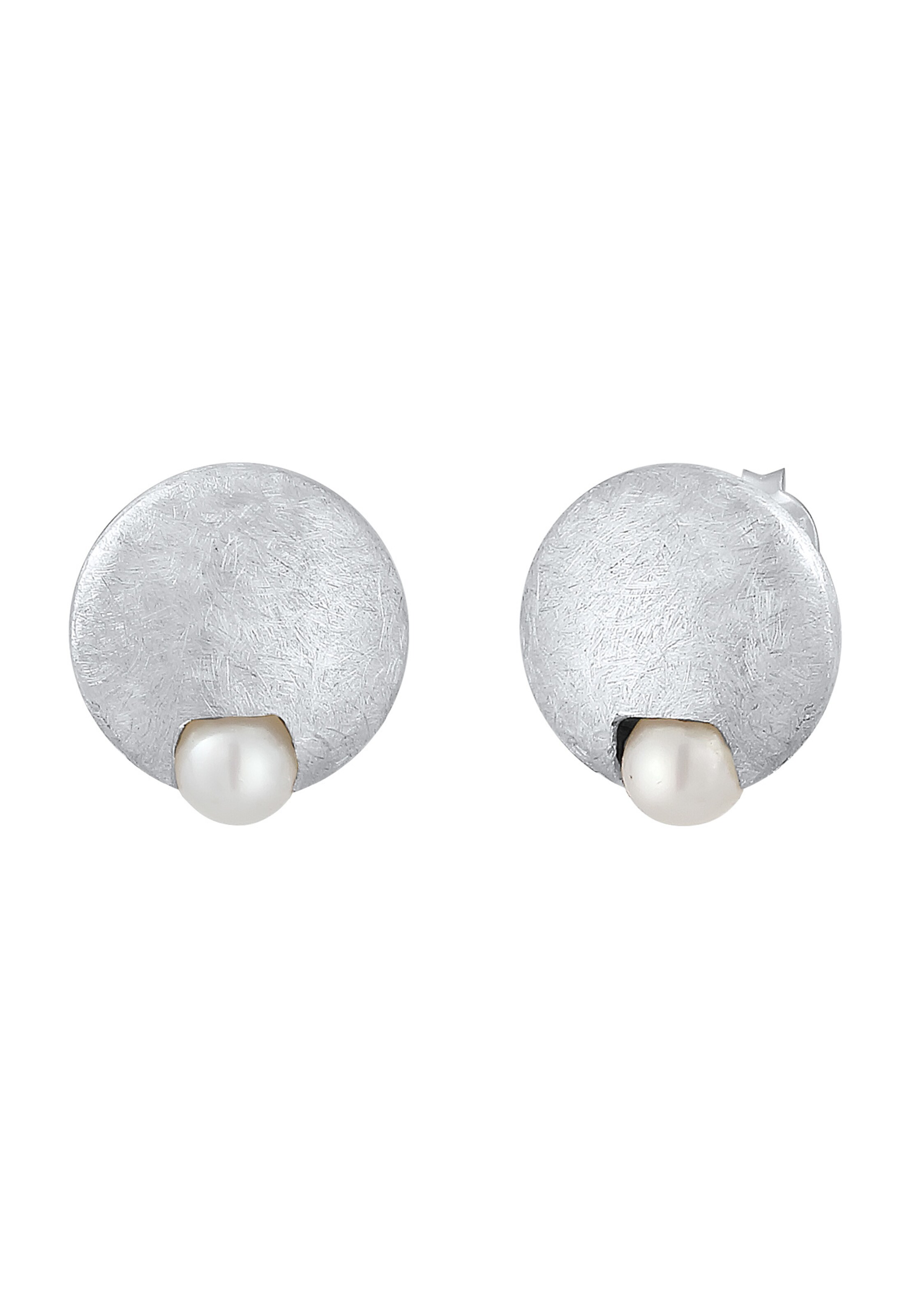 Boucles d'oreilles Nenalina en argent : devant
