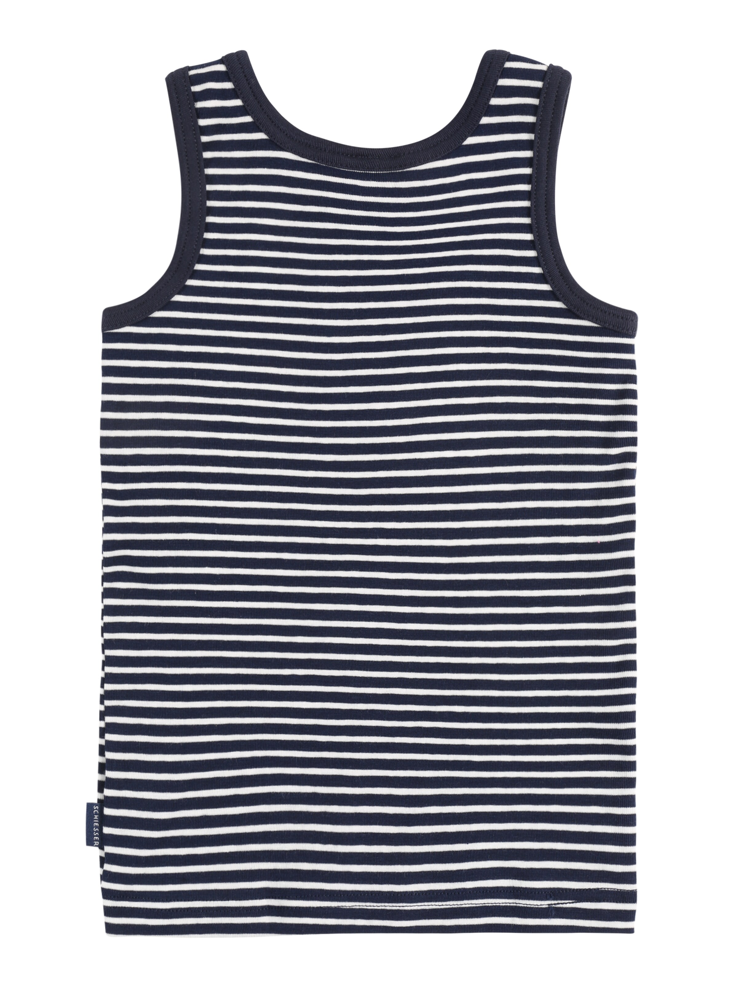 SCHIESSER Unterhemd ' Original Classics ' in Blau: Rückseite