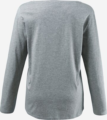 T-shirt Ulla Popken en gris : derrière