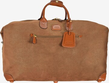 Bric's Travel Bag in Brown: front