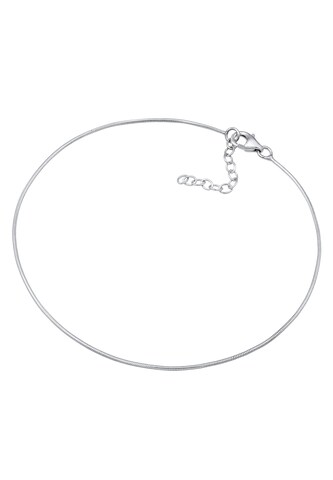 ELLI Fußschmuck Basic Kette in Silber