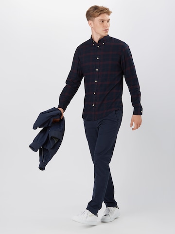 SELECTED HOMME Slim fit Button Up Shirt in Blue