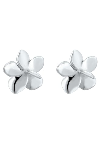 ELLI Earrings 'Frangipani Blüte' in White