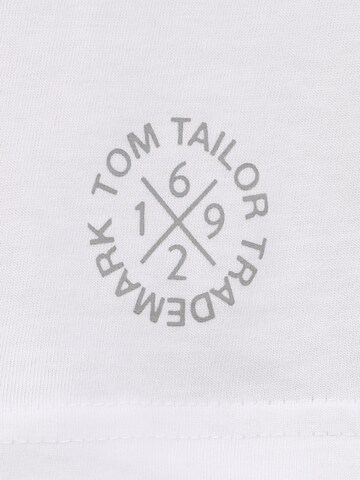 Coupe regular T-Shirt TOM TAILOR Men + en blanc