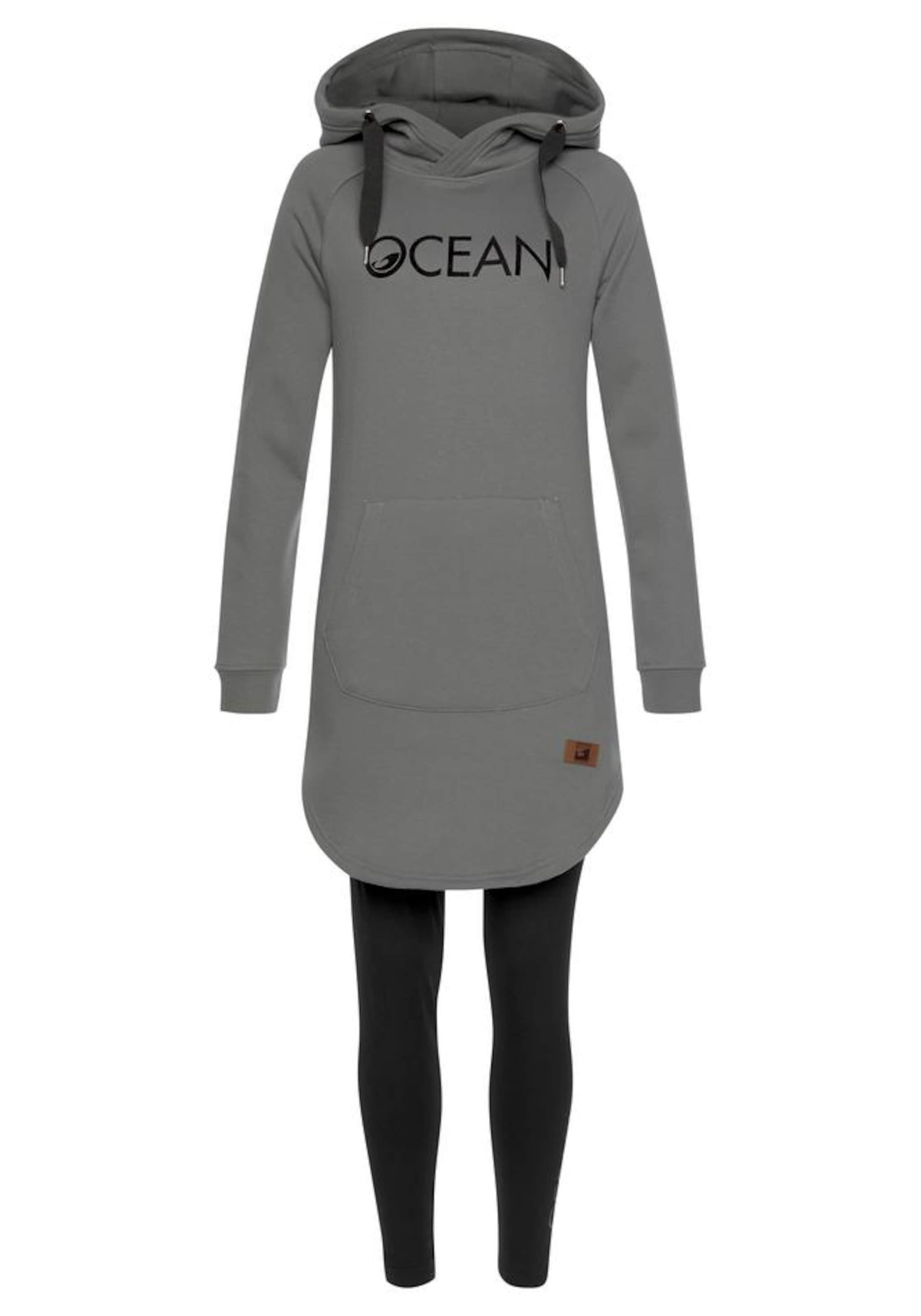 OCEAN SPORTSWEAR Jogginganzug in Grau: Vorderseite