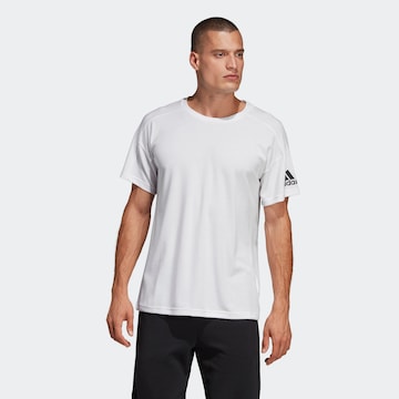 ADIDAS PERFORMANCE Functioneel shirt 'ID Stadium' in Wit: voorkant