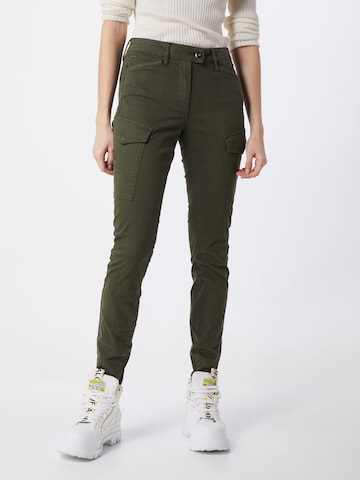 G-Star RAW Skinny Cargo Pants in Green: front