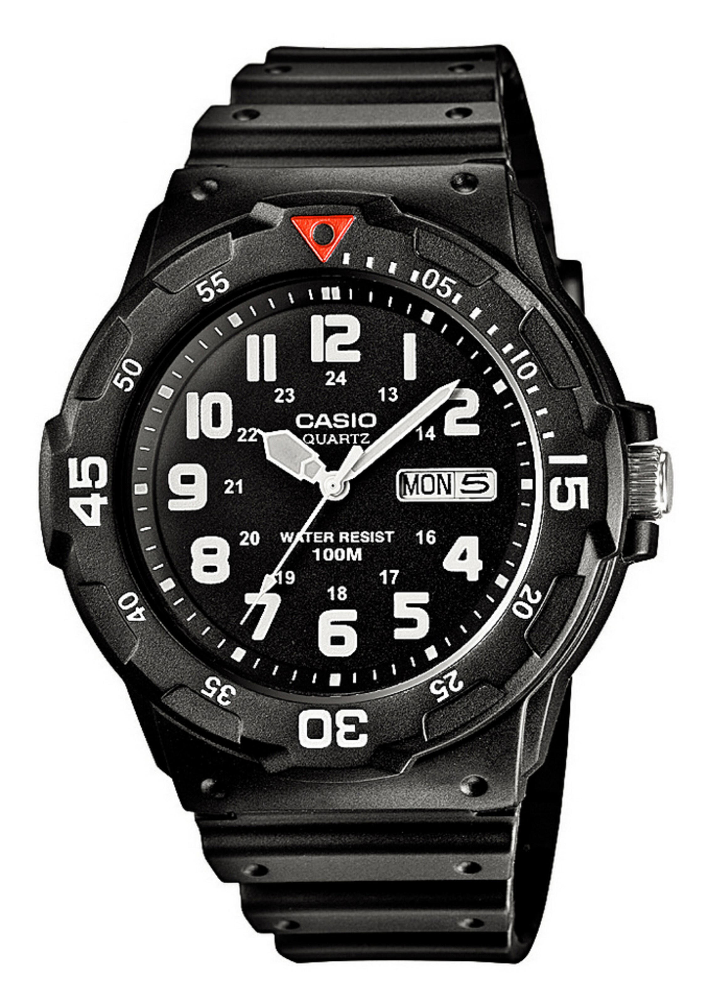 CASIO Analog Watch in Black: front