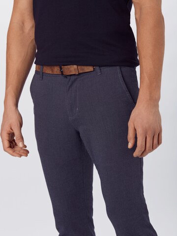 TOM TAILOR DENIM - Slimfit Calças chino em preto