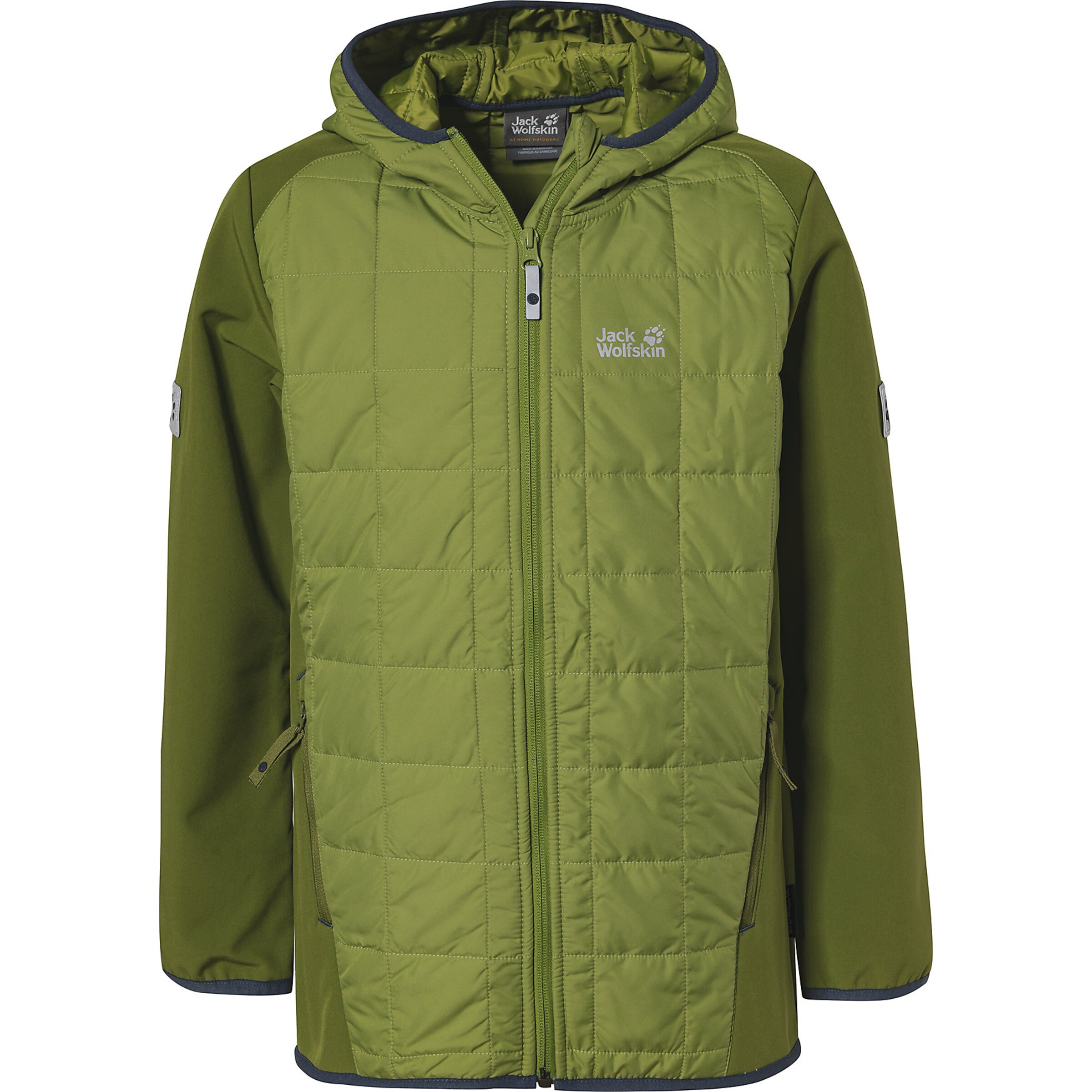 JACK WOLFSKIN - Softshelljacke 'Grassland' in grün