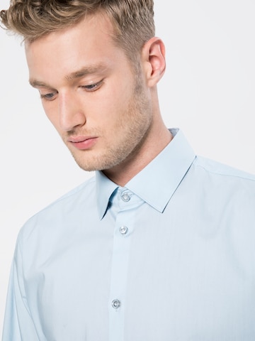 Coupe slim Chemise business ESPRIT en bleu