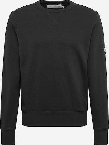 Calvin Klein Jeans Sweatshirt in Black: front