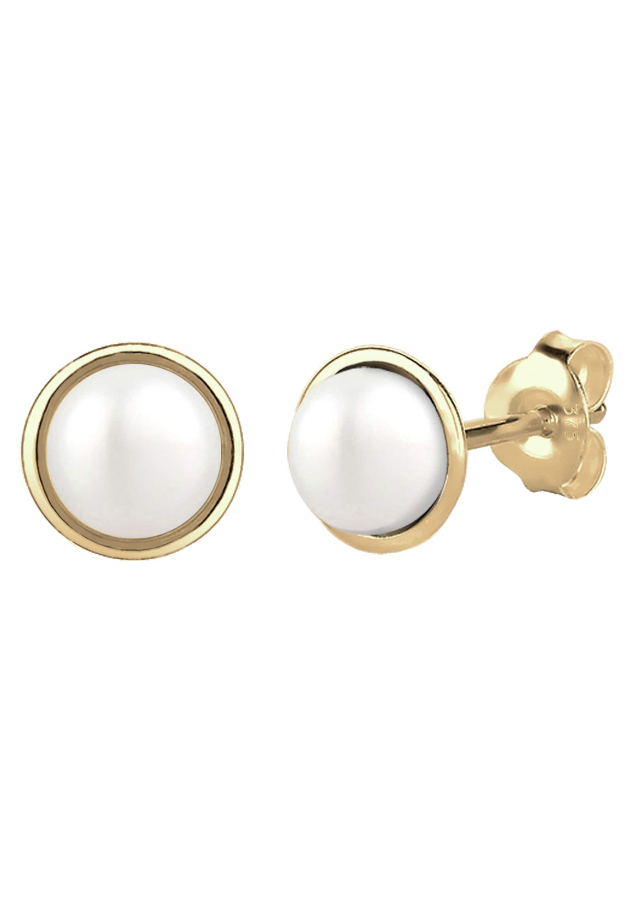 ELLI PREMIUM Ohrringe in Weiß