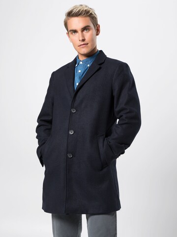 Manteau mi-saison TOM TAILOR en bleu : devant