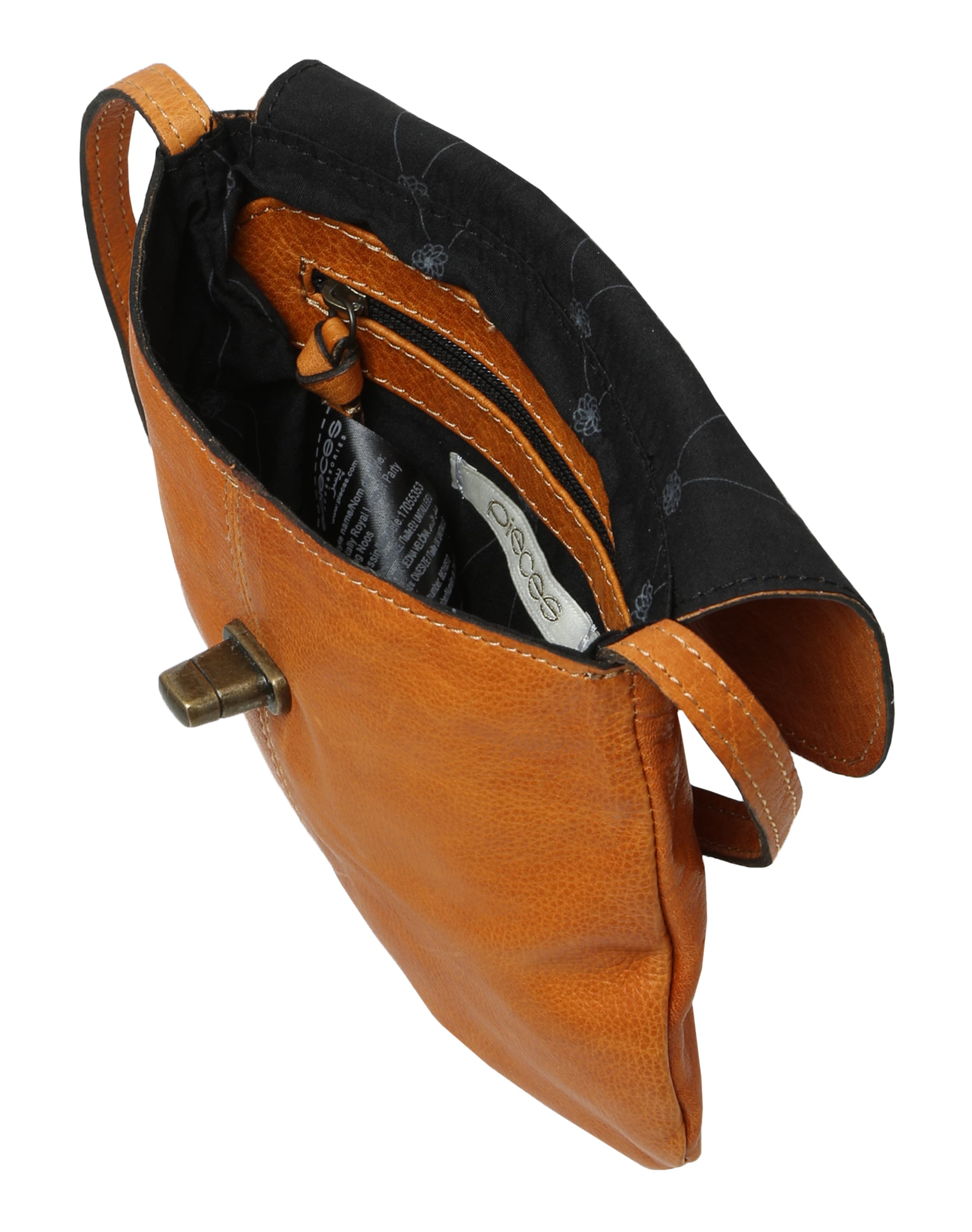 PIECES Taška přes rameno – hnědá