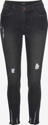 Aniston CASUAL Skinny Jeans in Black: front