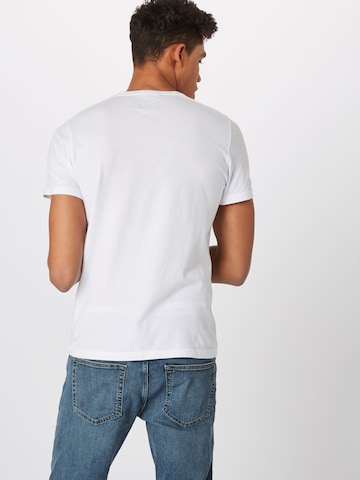 T-Shirt 'GLBL CREW MULTIPACK' Abercrombie & Fitch en blanc : derrière
