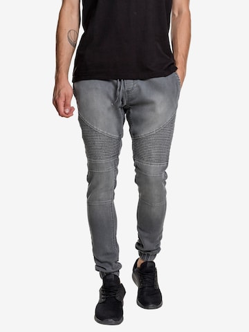 Urban Classics Jeans 'Biker' in Grey: front