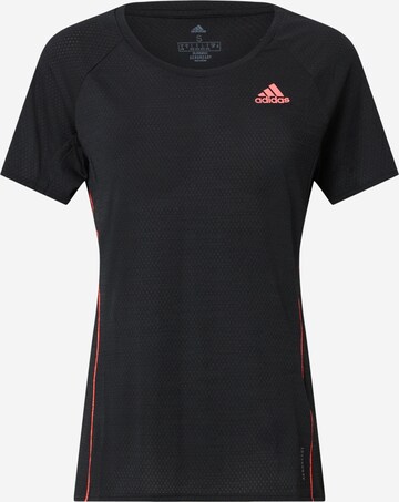 T-shirt fonctionnel 'Runner' ADIDAS SPORTSWEAR en noir : devant