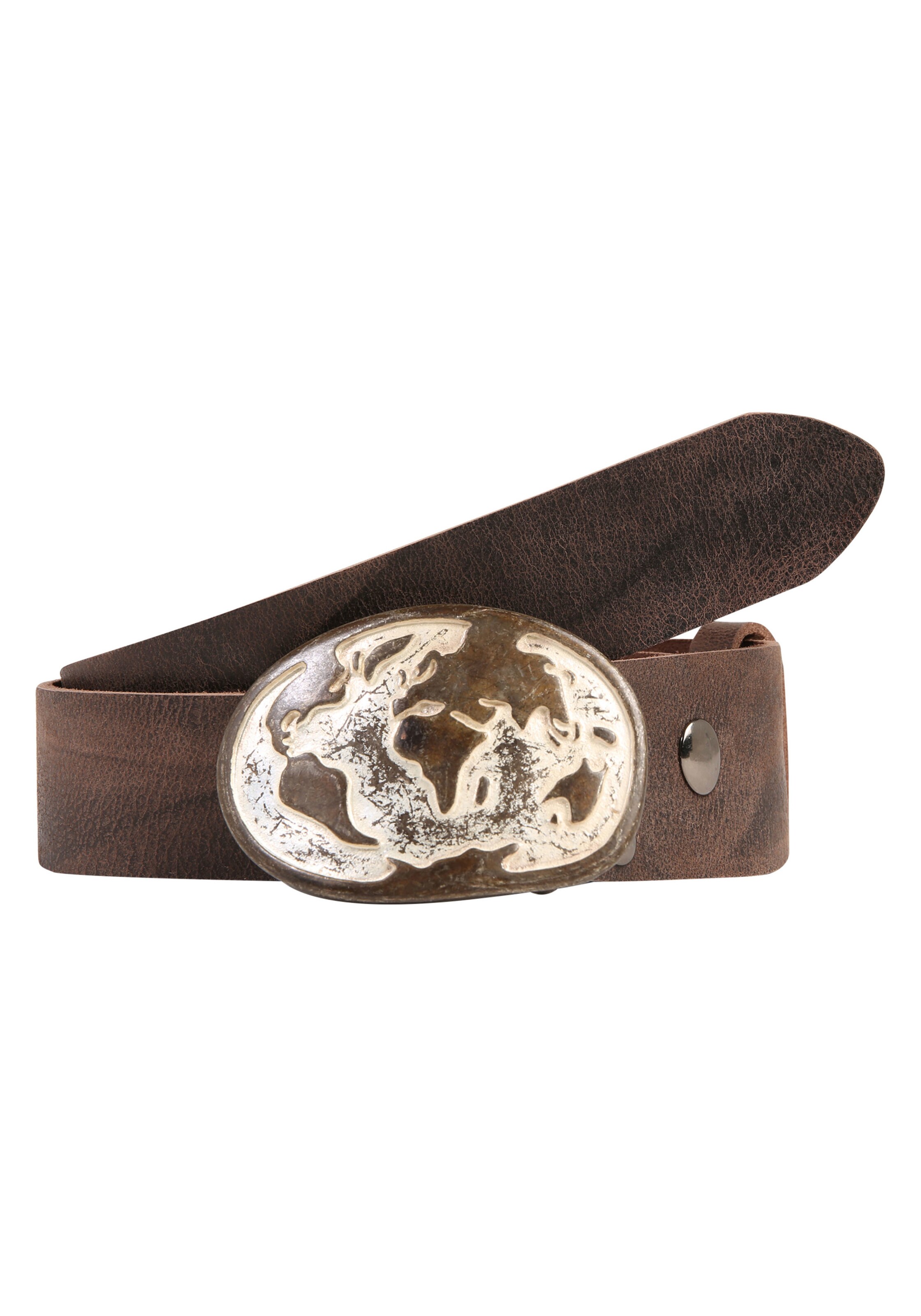 RETTUNGSRING by showroom 019° Belt in Brown: front