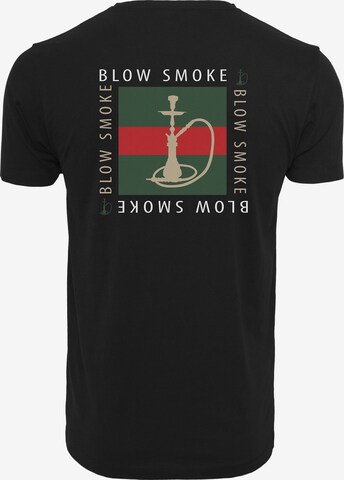 Mister Tee Shirt 'Smoke Hookah' in Zwart