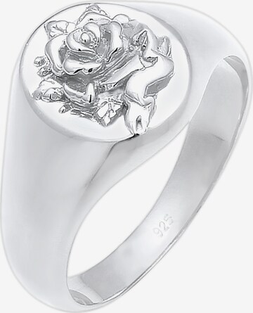 ELLI Ring 'Rose' in Zilver: voorkant