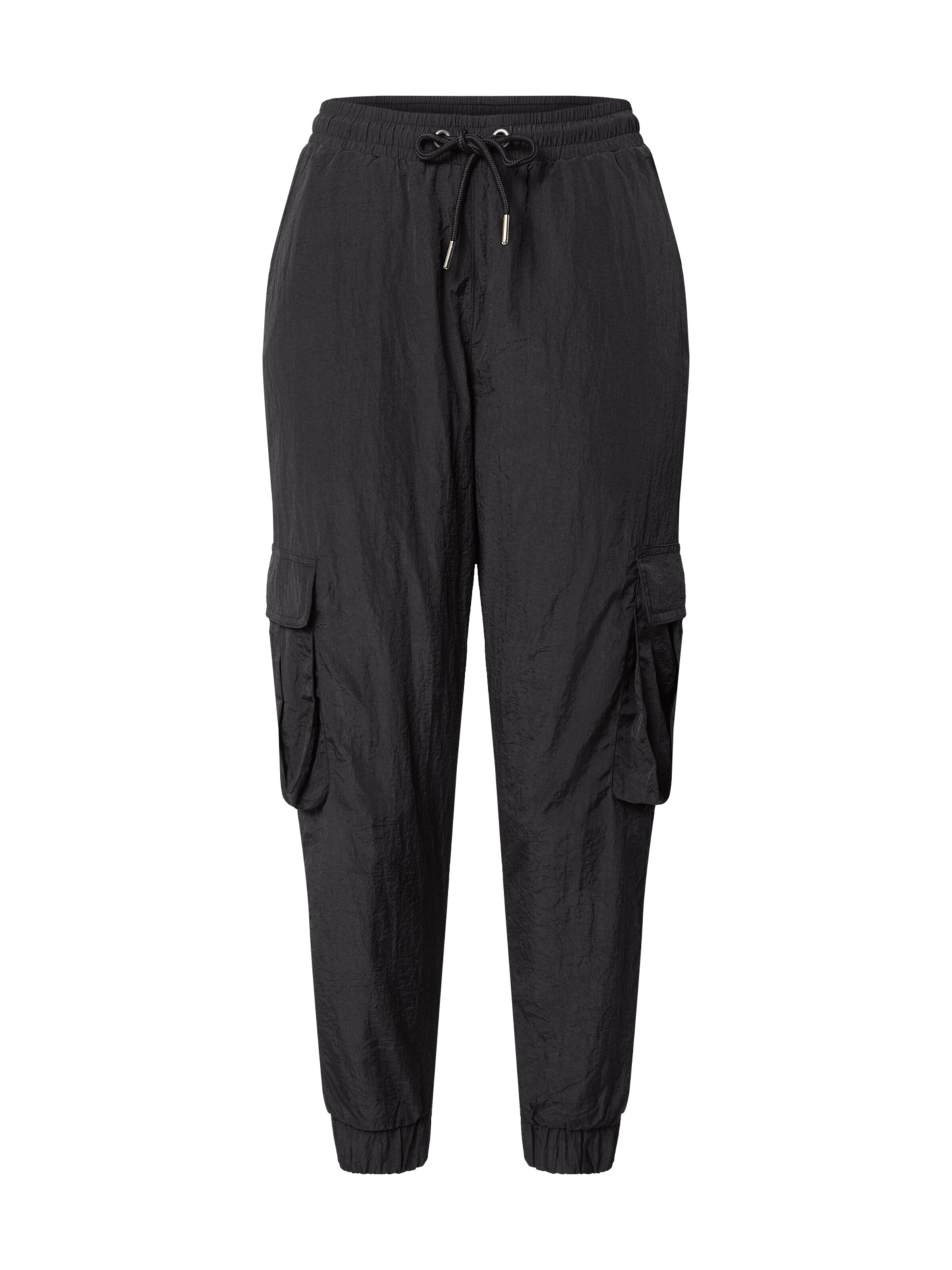 Grandes tailles Pantalon cargo Urban Classics en Noir 
